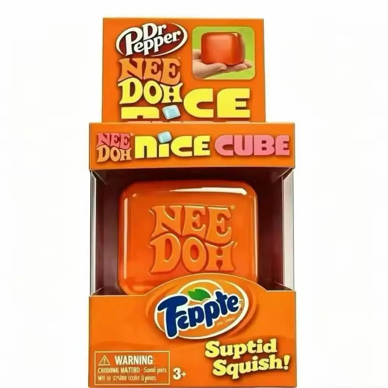Needoh Nice Cube Sensory Stress Reliever Fidget Tool for Anxiety & Focus Desk Sensory Cube for Adults & Kids