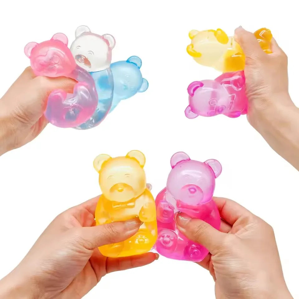 The new 8cm NeeDoh rubber bone toy in 2026, filled with gel, can bounce slowly to relieve pressure and anxiety