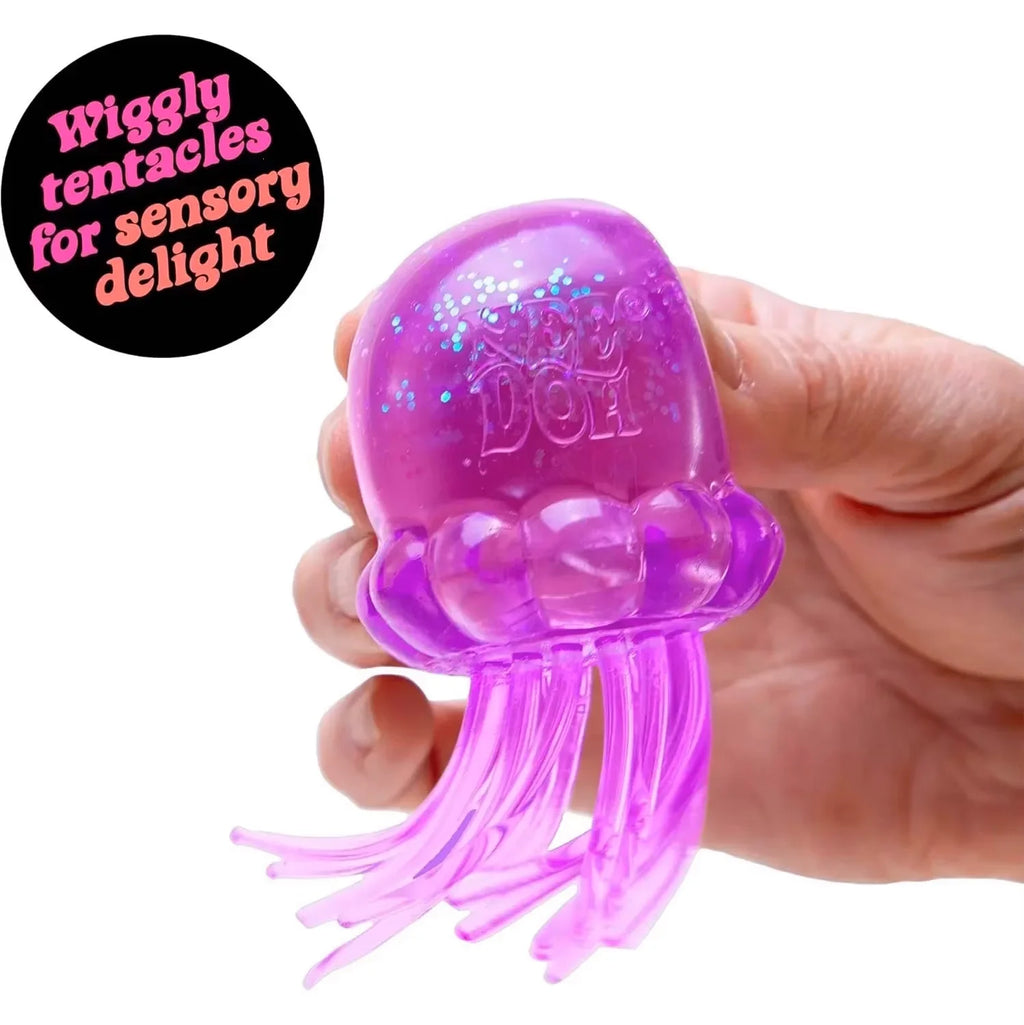 New Squishies Nee Doh Jellyfish Squish Toy Fidget Toy, Water Sensory Soft Jelly Squeeze Stress Relief Fidget Toy