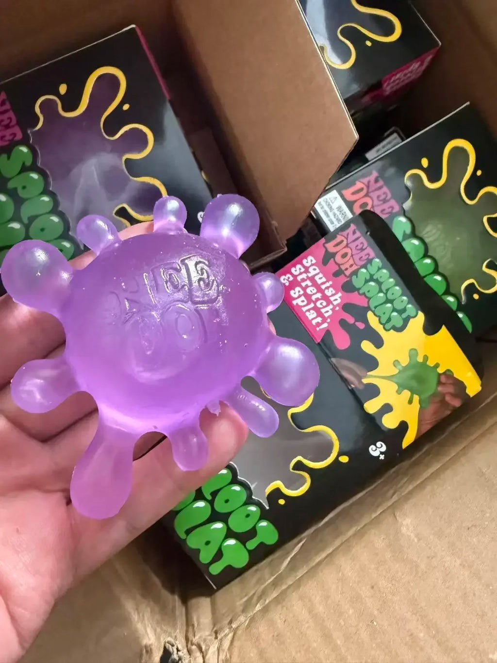 New Trending NeeDoh Jellyfish & Cube Squish Toy, Soft Jelly Squeeze Stress Relief Fidget Toy, Sensory NeeDoh for Kids & Adults