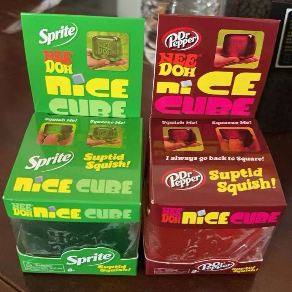 New Schylling Edition Suptid Nice Cube Squishy Sensory Fidget Toy Stress Relief Squeeze Toy For Work Focus Adults Anxiety Relief