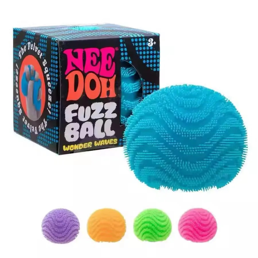 Schylling Needoh Nice Cube Textured Desk Sensory Cube Stress Relief Fidget Ball Fidget Toy for Anxiety Focus Adults Kids