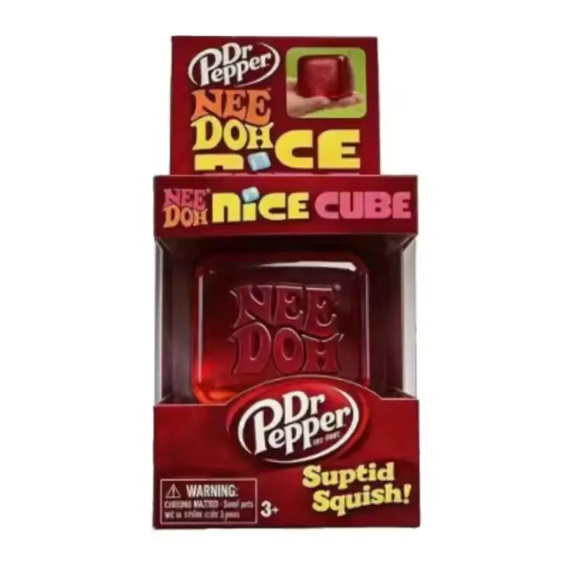 Needoh Nice Cube Sensory Stress Reliever Fidget Tool for Anxiety & Focus Desk Sensory Cube for Adults & Kids
