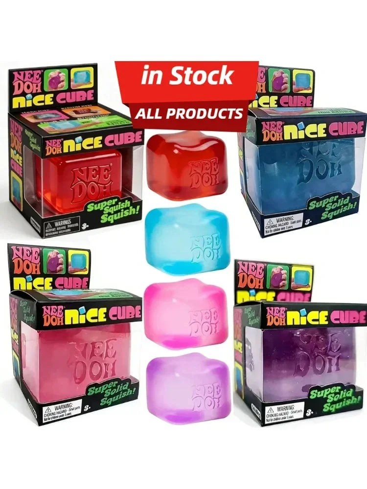 New Schylling Edition Suptid Nice Cube Squishy Sensory Fidget Toy Stress Relief Squeeze Toy For Work Focus Adults Anxiety Relief